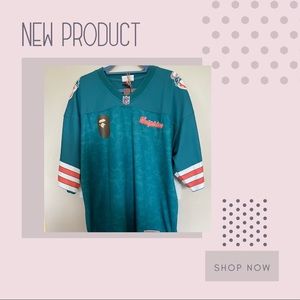 Limited Edition Bape x Mitchel & Ness NFL Miami Dolphins Legacy Jersey